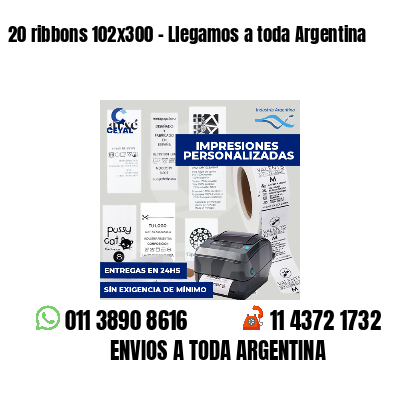 20 ribbons 102x300 - Llegamos a toda Argentina