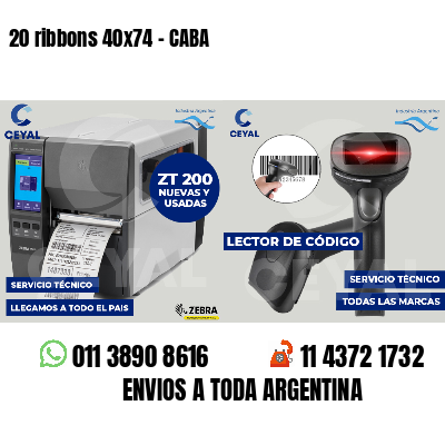 20 ribbons 40x74 - CABA