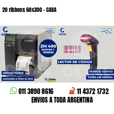 20 ribbons 60x300 - CABA