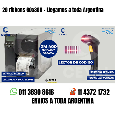 20 ribbons 60x300 - Llegamos a toda Argentina