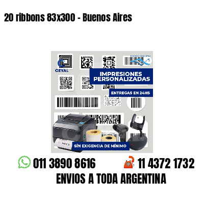 20 ribbons 83x300 - Buenos Aires