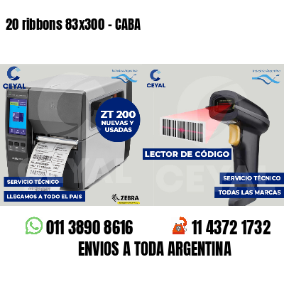 20 ribbons 83x300 - CABA