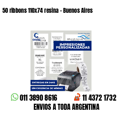 50 ribbons 110x74 resina - Buenos Aires