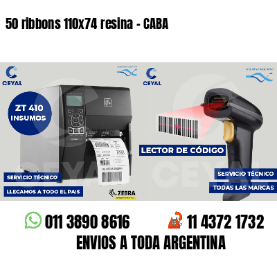 50 ribbons 110x74 resina - CABA