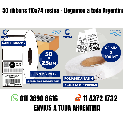50 ribbons 110x74 resina - Llegamos a toda Argentina