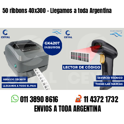 50 ribbons 40x300 - Llegamos a toda Argentina
