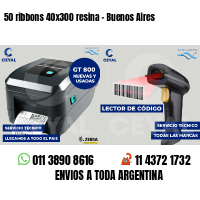 50 ribbons 40x300 resina - Buenos Aires