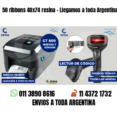 50 ribbons 40x74 resina - Llegamos a toda Argentina