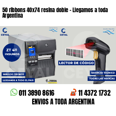 50 ribbons 40x74 resina doble - Llegamos a toda Argentina