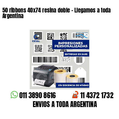 50 ribbons 40x74 resina doble - Llegamos a toda Argentina
