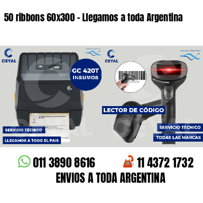 50 ribbons 60x300 - Llegamos a toda Argentina