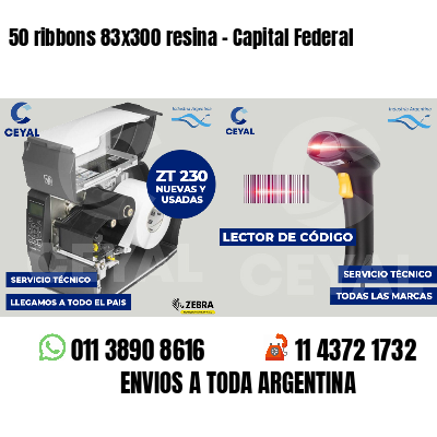 50 ribbons 83x300 resina - Capital Federal