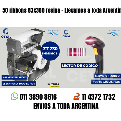 50 ribbons 83x300 resina - Llegamos a toda Argentina
