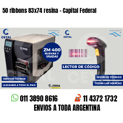 50 ribbons 83x74 resina - Capital Federal