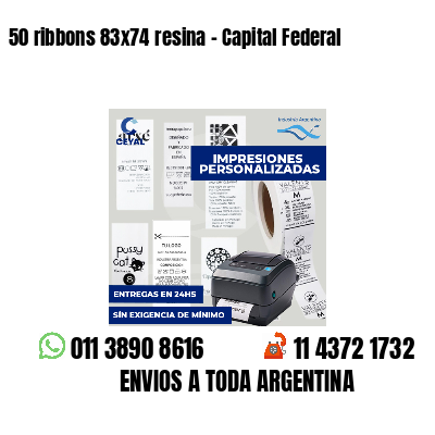 50 ribbons 83x74 resina - Capital Federal