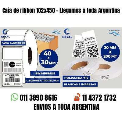 Caja de ribbon 102x450 - Llegamos a toda Argentina