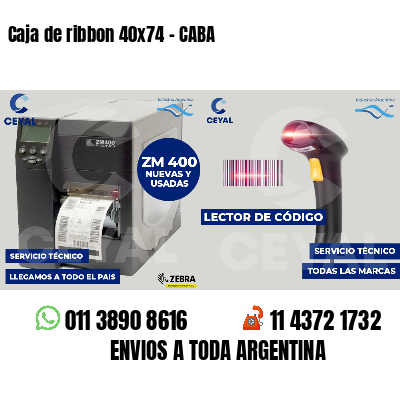 Caja de ribbon 40x74 - CABA