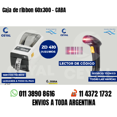 Caja de ribbon 60x300 - CABA
