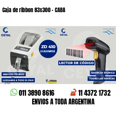 Caja de ribbon 83x300 - CABA