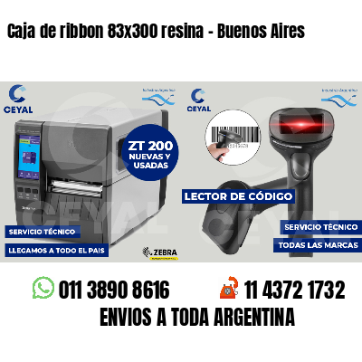 Caja de ribbon 83x300 resina - Buenos Aires