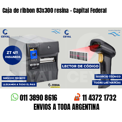 Caja de ribbon 83x300 resina - Capital Federal