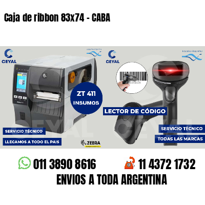 Caja de ribbon 83x74 - CABA