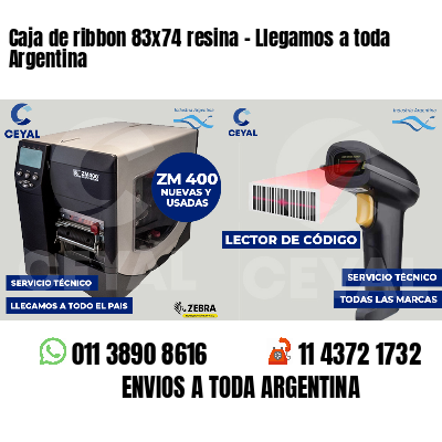 Caja de ribbon 83x74 resina - Llegamos a toda Argentina