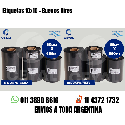 Etiquetas 10x10 - Buenos Aires