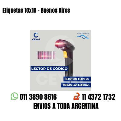 Etiquetas 10x10 - Buenos Aires