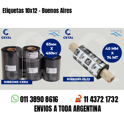 Etiquetas 10x12 - Buenos Aires