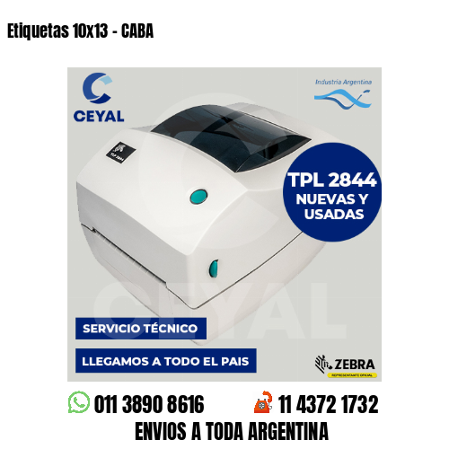 Etiquetas 10×13 – CABA