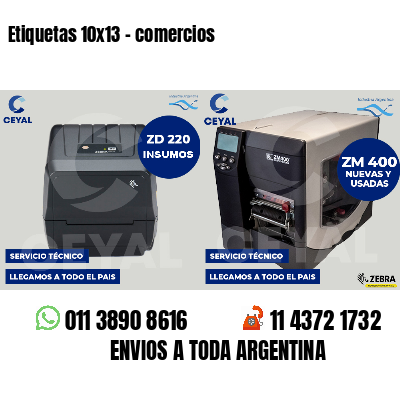 Etiquetas 10x13 - comercios