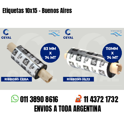 Etiquetas 10x15 - Buenos Aires