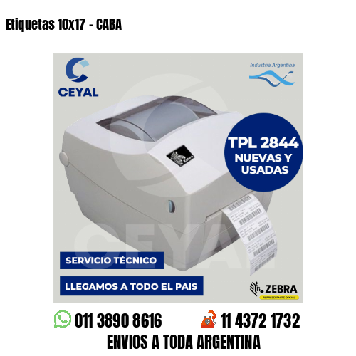 Etiquetas 10×17 – CABA