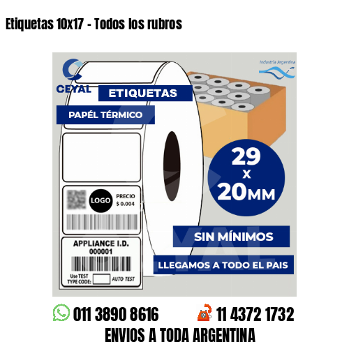 Etiquetas 10×17 – Todos los rubros