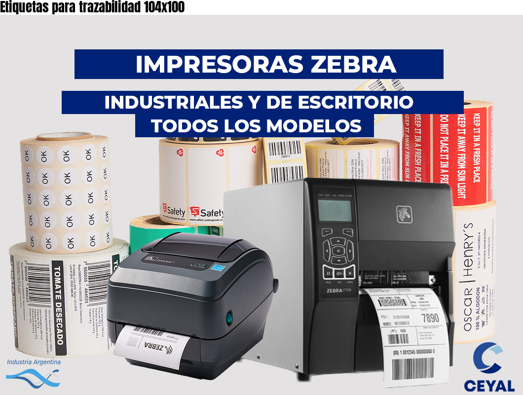 Etiquetas para trazabilidad 104×100