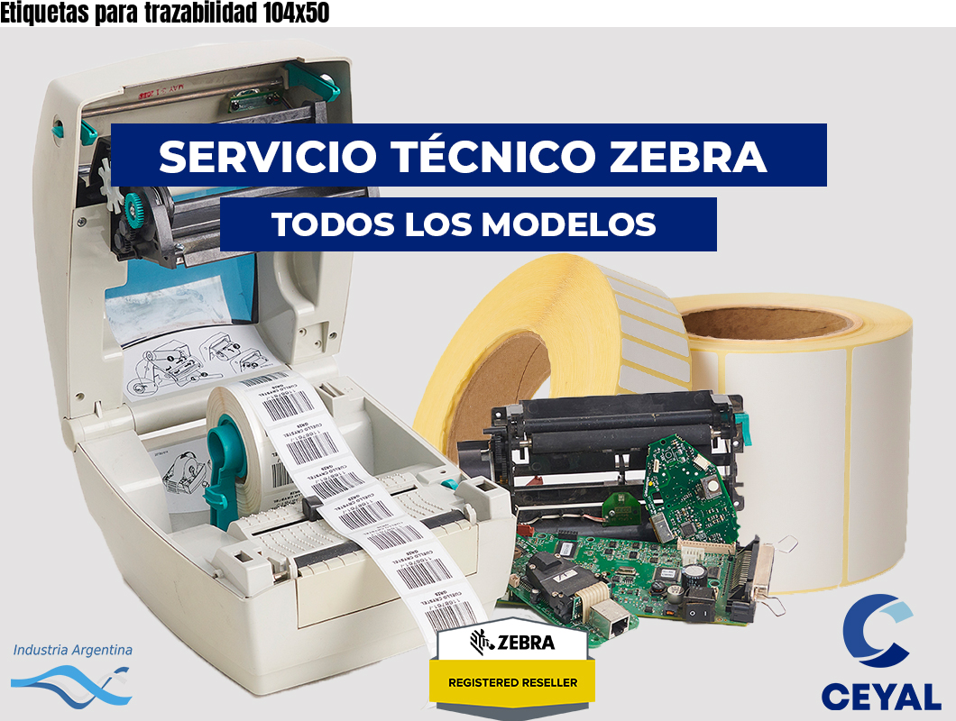 Etiquetas para trazabilidad 104×50