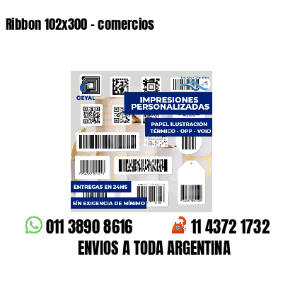 Ribbon 102x300 - comercios
