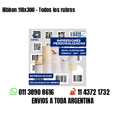 Ribbon 110x300 - Todos los rubros