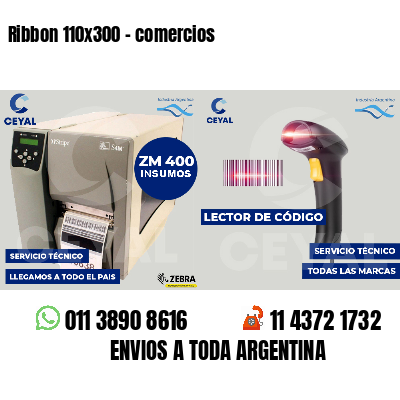 Ribbon 110x300 - comercios