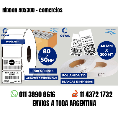 Ribbon 40x300 - comercios