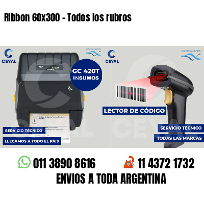 Ribbon 60x300 - Todos los rubros