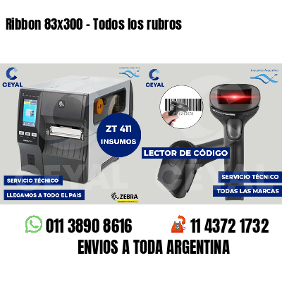 Ribbon 83x300 - Todos los rubros
