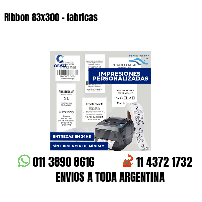 Ribbon 83x300 - fabricas