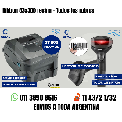 Ribbon 83x300 resina - Todos los rubros