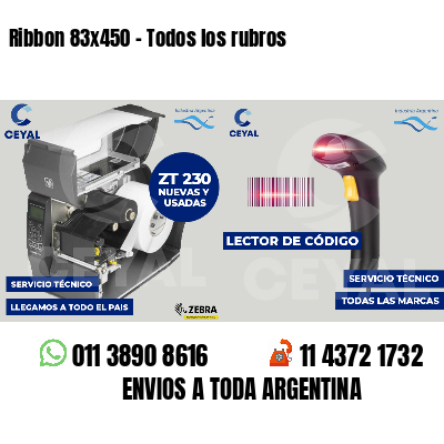 Ribbon 83x450 - Todos los rubros
