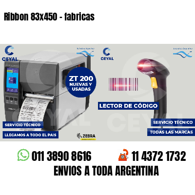 Ribbon 83x450 - fabricas
