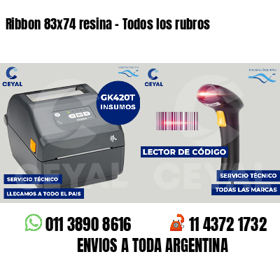 Ribbon 83x74 resina - Todos los rubros