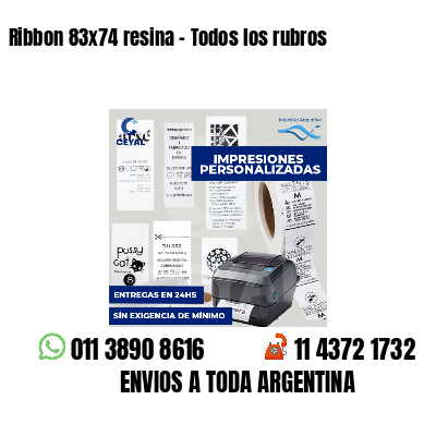 Ribbon 83x74 resina - Todos los rubros