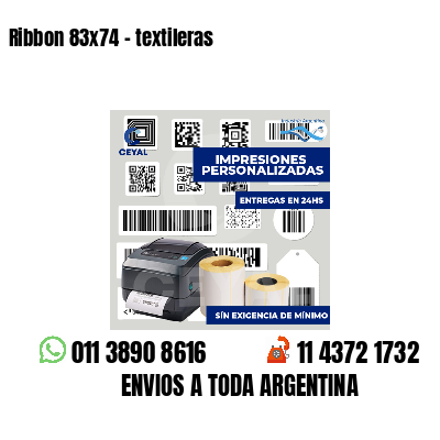 Ribbon 83x74 - textileras